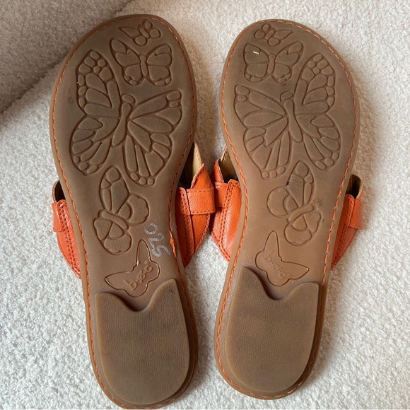 BOC Born Orange Braided Thong Sandals Flip Flops Women’s Size 9 - Picture 7 of 14